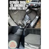 MNB EVA Citroen C5 Aircross 2026 Hybrid FULL SET EVA OTO PASPAS & BAGAJ HAVUZU (METAL TOPUKLUKLU, LOGOLU)