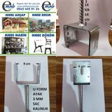 MNBE Nevrüllü 10 Luk Ayak Ahşap Metal Kamelya Pergule Pergola Sun