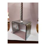 mnbe ticaret Nevrüllü 10 Luk Ayak Ahşap Metal Kamelya Pergule Pergola Sundurma Direkler Için N/10