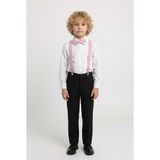 Mnk Baby & Kids Beyaz Gömlekli Erkek Çocuk Takım M00787 - 7 Yaş - Pembe