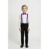 Mnk Baby & Kids Beyaz Gömlekli Erkek Çocuk Takım M00787 - 9 Yaş - Mor