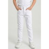 Mnk Baby & Kids Gabardin Fermuarlı Cepli Erkek Çocuk Pantolon M00790 - Beyaz - 9 Yaş