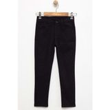 Mnk Baby & Kids Gabardin Fermuarlı Cepli Erkek Çocuk Pantolon M00790 - Siyah - 6 Yaş