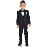 Mnk Baby Yelekli Spor Kesim Erkek Çocuk Damatlık - 1 Yaş - Koyu Lacivert