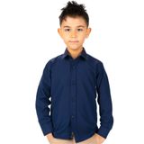 Mnk Baby&Kids Düz Renk Erkek Çocuk Gömlek LACİVERT MNK0575