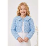 Mnk Baby&Kids Luvia Lase Detay Kız Çocuk Bolero M00812 MAVİ