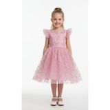 Mnk Baby&Kids Narince Kız Çocuk Abiye Elbise M00778 PEMBE