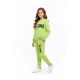 Mnk Baby&Kids Strong Motif Kız Çocuk Eşofman MNK0625 YEŞİL