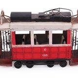 Mnk Home 1104CS-097 Dekoratif Metal Taksim Tramvay