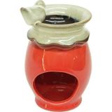 Mnk Seramik Buhurdanlık Kuş Kırmızı - C0024