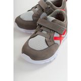 mnpc Unisex Çocuk Gri Deri Ortopedik Destekli Spor Ayakkabı - Açık Gri
