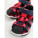 mnpc Unisex Çocuk Lacivert Deri Ortopedik Outdoor Çocuk Sandalet