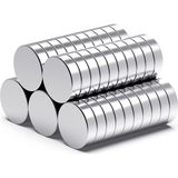Mns Magneteksan Ø10X3 mm Neodyum Mıknatıs - 10 Adet Set - Çok Renkli
