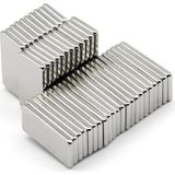 Mns Magneteksan Neodyum Mıknatıs Dikdörtgen 20X10X2 mm (5 Adet Set) - Çok Renkli