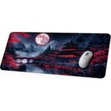 Mo Dou 90X40 Xxl Gaming Mousepad Japon Neon Gece Tasarımlı Büyük Oyuncu Mouse Pad Kaymaz Taban Masa Matı - Karışık - Siyah