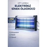 Mo Dou Elektrikli Sinek Kovucu Uv Işıklı Sivrisinek Tuzağı Sessiz Etkili Böcek Öldürücü Cihaz - 4+4 W