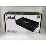 Mobaş Mobass MBD-100.4D 4 Kanal Oto Amfi 100W Güç Çıkışı 218x120x50 mm Ebatlarla Yüksek Performans