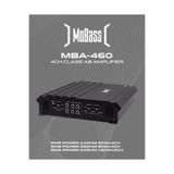 MOBASS Mba-460 4x60rms Yeni Nesil Oto Anfi Oto Amfi