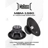 Mobass Mbm-1580-300W Max-150W Rms-Profesyonel 2025 Yeni Seri-20 Cm Midrange Hoparlör