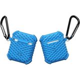 MobaxAksesuar Apple Airpods 1. / 2. Nesil ile uyumlu Kılıf Silikon Airbag Case 02 - Mavi - Airpods 1./2.Nesil