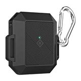 MobaxAksesuar Apple Airpods 1. / 2. Nesil ile uyumlu Kılıf Silikon Kare Tasarım Case 09 - Siyah - Airpods 1./2.Nesil