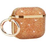 MobaxAksesuar Apple Airpods 3. Nesil ile uyumlu Kılıf Simli Parlak Işıltılı Spell Case - Rose Gold - Airpods 3.Nesil