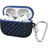 MobaxAksesuar Apple Airpods Pro 1. Nesil ile uyumlu Kılıf Delikli Koruyucu Silikon Kapak - Siyah - Mavi - Airpods Pro 1.Nesil