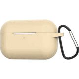 MobaxAksesuar Apple Airpods Pro 1. Nesil ile uyumlu Kılıf Standart Yumuşak Silikon Case - Gold
