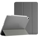 Mobaxaksesuar Apple iPad 11.nesil A16 11INÇ/10.NESIL 10.9inç Kılıf Pu Deri Smart Standlı Case - iP 11/10.Nesil A16 - Koyu Gri
