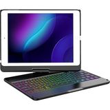 MobaxAksesuar Apple iPad 5. Nesil 6. Nesil Air 1/2 Pro 9.7inç Kılıf Kablosuz Dönebilen Klavyeli Kılıf Keyboard (Air 5/4 Değildir) - iP 5. Nesil 9.7 - Siyah