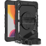 MobaxAksesuar Apple iPad 6 Nesil 9.7 2018 Kılıf Defender Askılı Zırhlı Tank Case A1893 A1954 - Siyah - iPad 6. Nesil 9.7
