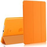 MobaxAksesuar Apple iPad 6. Nesil 9.7 Kılıf Pu Deri Smart Standlı Case A1893 A1954 - iP 6. Nesil 9.7 - Turuncu