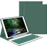 MobaxAksesuar Apple iPad 9. Nesil 10.2" 2021 Kılıf Kablosuz Klavyeli Kılıf Mobax A2602 A2603 A2604 A2605 - iP 9. Nesil 10.2 - Koyu Yeşil