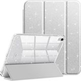 MobaxAksesuar Apple iPad 9. Nesil 10.2 Kılıf Simli Işıltılı Parlak PU Deri Smart Standlı Case A2602 A2603 A2604 A2605 - iP 9. Nesil 10.2 - Gümüş