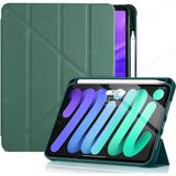 MobaxAksesuar Apple iPad Air 11inç 2024 Air 4/5/6.Nesil 10.9 Kılıf Kalem Şarj Bölmeli Case (10.Nesil Değildir) - Koyu Yeşil - iP Air 4/5.Nesil