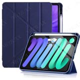 MobaxAksesuar Apple iPad Air 11inç 2024 Air 4/5/6.Nesil 10.9 Kılıf Kalem Şarj Bölmeli Case (10.Nesil Değildir) - Lacivert - iP Air 4/5.Nesil