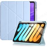 MobaxAksesuar Apple iPad Air 11inç 2024 Air 4/5/6.Nesil 10.9 Kılıf Kalem Şarj Bölmeli Case (10.Nesil Değildir) - Mavi - iP Air 4/5.Nesil