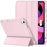 MobaxAksesuar Apple iPad Air 11inç 2024 Air 4/5/6.Nesil 10.9" Kılıf Pen Charge Kalem Bölmeli (10.Nesil Değildir) - Rose Gold - iPad Air 4/5. Nesil 10.9