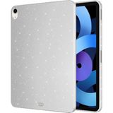Mobaxaksesuar Apple iPad Air 11INÇ 2024 Air 4/5/6.nesil 10.9 Tablet Kılıfı Işıltılı Parlak Görünüm Koton Case - iP Air 5 10.9 - Gümüş