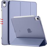 MobaxAksesuar Apple iPad Air 11inç M2/M3 2025-2024 Kılıf PU Deri Smart Standlı Case 2025-2024 - Lavendery Gray - iP Air 11inç