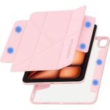 MobaxAksesuar Apple iPad Air 11inç M2/M3 Air 4/5.Nesil 10.9 Kılıf Çift Magnetik Kapak Arka Sert Multi SkinPro Case - Pembe - iP Air 11inç/Air4/5