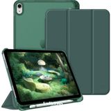 MobaxAksesuar Apple iPad Air 11inç M2/M3 Air 4/5.Nesil 10.9 Kılıf PU Deri Smart Standlı Case 2025-2024 Flip - Koyu Yeşil - iP Air 11inç/Air4/5 Flip