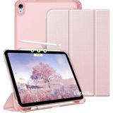 MobaxAksesuar Apple iPad Air 11inç M2/M3 Air 4/5.Nesil 10.9 Kılıf PU Deri Smart Standlı Case 2025-2024 Flip - Rose Gold - iP Air 11inç/Air4/5 Flip