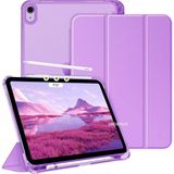 MobaxAksesuar Apple iPad Air 13inç M2/M3 Kılıf PU Deri Smart Standlı Case A2898 A2899 A2900 - Lila - iP Air 13inç