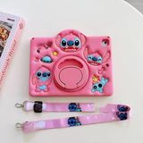 MobaxAksesuar Apple iPad Air 2 9.7" Kılıf Cute Dolls Standlı Eğlenceli 3D Karekterli Çocuk Kılıfı A1566 A1567 - iP Air 2 9.7 - Pembe - Mavi
