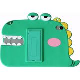 MobaxAksesuar Apple iPad Air 2 9.7" Kılıf Cute Dolls Standlı Eğlenceli 3D Karekterli Çocuk Kılıfı A1566 A1567 - iP Air 2 9.7 - Yeşil