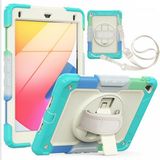 MobaxAksesuar Apple iPad Air 2 9.7" Kılıf Renkli Strap Zırh Case A1566 A1567 - Turkuaz