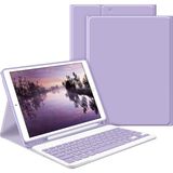 MobaxAksesuar Apple iPad Air 3 10.5" Kılıf Kablosuz Klavyeli Kılıf Mobax A2152 A2123 A2153 A2154 - iP Air 3 10.5 - Lavendery Gray