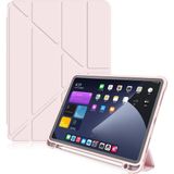 MobaxAksesuar Apple iPad Air 3 10.5 Kılıf Kalem Bölmeli Trifolding Case A2152 A2123 A2153 A2154 - Rose Gold - iP Air 3 10.5