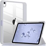 MobaxAksesuar Apple iPad Air 3 / Pro 10.5" Kılıf Grafiti Şeffaf Kalem Bölmeli 2019 2020 2021 - Gri - iP Air 3 10.5